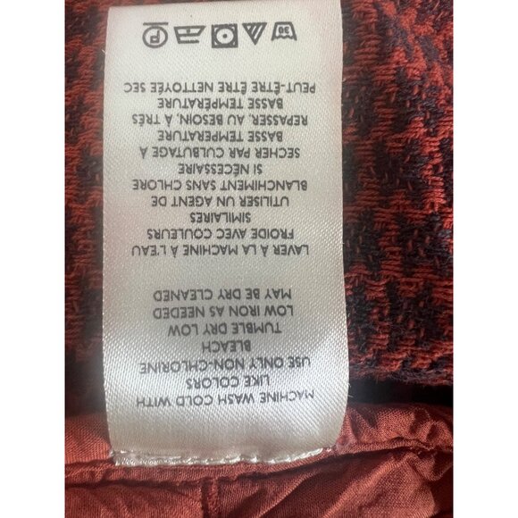 Free People Mod Mini Romper Playsuit Red & Black Sleeveless Women’s Size 10 - Picture 9 of 14